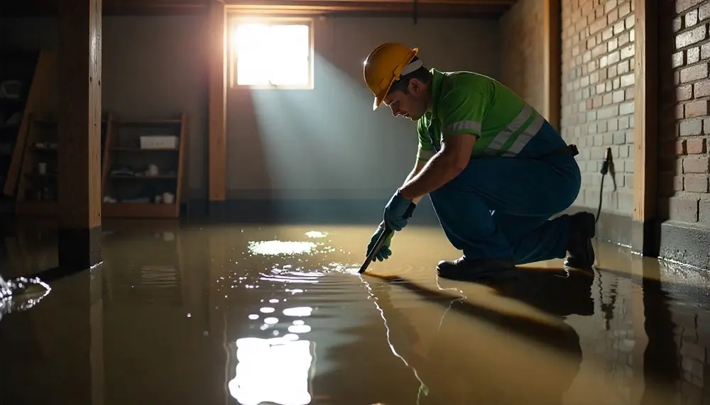 Professional water damage restoration services in Newark, IL